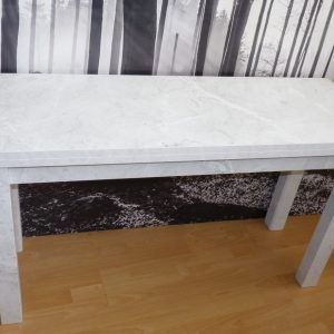 mesa consola desplegable tablero piedra